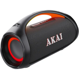 AKAI Boxa portabila Akai WaveStormer, 110W, Bluetooth, Aux-In, USB, IPX6, Negru - IT-Fashion.ro
