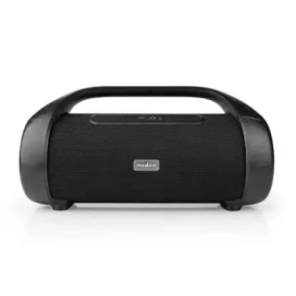 NEDIS Boxa portabila Nedis Party Boombox, redare pana la 9.5 ore, 120W, Bluetooth, TWS, maner transport, Black - IT-Fashion.ro