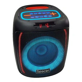 SPACER Boxa SPACER portabila bluetooth Bear, AUX audio, radio FM, USB/microSD, negru - IT-Fashion.ro