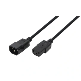 LOGILINK Cablu alimentare LOGILINK 1.8m C14 la C13, 10A, negru - IT-Fashion.ro