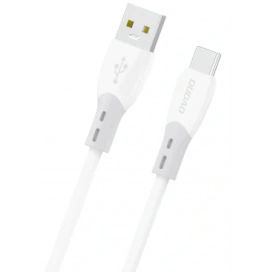 Dudao Cablu de date si incarcare DUDAO L25ST, USB-A - USB-C, 100W, 1m, Alb - IT-Fashion.ro
