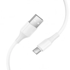 HOCO Cablu de date si incarcare HOCO X120, USB-A - USB-C, 60W, 1m, Alb - IT-Fashion.ro