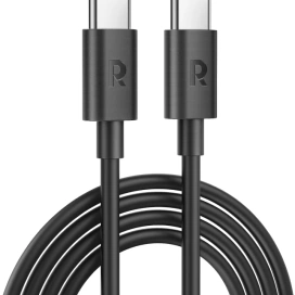 RavPower Cablu de date si incarcare RAVPOWER RP-CB1021, USB-C - USB-C, 60W, 1m, Negru - IT-Fashion.ro
