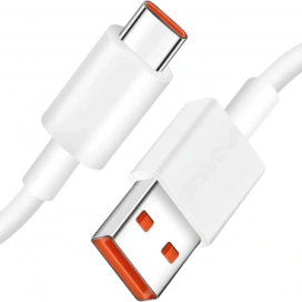 XIAOMI Cablu de date si incarcare XIAOMI BHR6032GL, USB-A - USB-C, 120W, 1m, Alb - IT-Fashion.ro