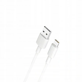 XO Cablu de date si incarcare XO NB-P156, USB-A - USB-C, 60W, 1m, Alb - IT-Fashion.ro