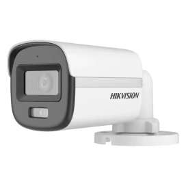 HIKVISION Camera de supraveghere HIKVISION DS-2CE10KF0T-LFS Dual Light Analog, lentila 2.8MM, IR 20m, IP67, White/Black - IT-Fashion.ro