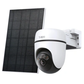 TAPO Camera IP PTZ TP-Link TAPO C630 KIT, 5 MP, Lentila 4 mm, IR 16 m + Panou solar TP-Link Tapo A201 - IT-Fashion.ro