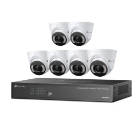 TP-LINK Kit Camere de supraveghere NVR TP-Link VIGI NK8MP-T6425-2T + 6 x Camera supraveghere Vigi C445 - IT-Fashion.ro