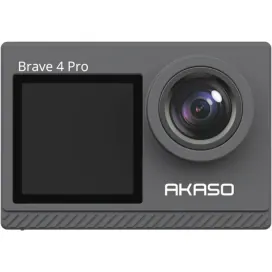 Akaso Cameră de acțiune Akaso Brave 4 Pro 4K 30fps, 20MP, stabilizare 6 axe, Wi-Fi, ecran dual - IT-Fashion.ro