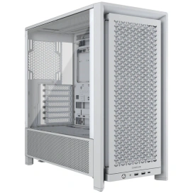 CORSAIR Carcasă CORSAIR 4000D RS TG, Mid Tower, E-ATX, Tempered Glass, White - IT-Fashion.ro