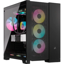 CORSAIR Carcasă CORSAIR 6500D Airflow, Mid-Tower, E-ATX, Dual Chamber, Black - IT-Fashion.ro