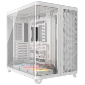 CORSAIR Carcasă CORSAIR AIR 5400 RS-R White ARGB, Mid Tower, Tempered Glass, RGB, E-ATX, ATX, Micro-ATX, Mini-ITX, White - IT-Fashion.ro