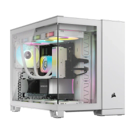 CORSAIR Carcasă CORSAIR iCUE Link 2500X RGB, Micro-ATX, Dual Chamber, White - IT-Fashion.ro