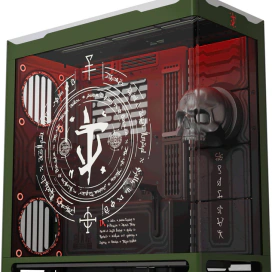 HAVN Carcasa HAVN HS 420 DOOM The Dark Ages HVN-CA-HS420-05-DOOM, E-ATX, Mid Tower, Tempered Glass, Limited Edition, Green - IT-Fashion.ro