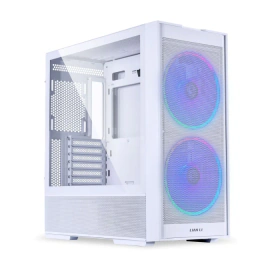 Lian LI Carcasă Lian Li LANCOOL 206 RW, Mid-Tower, ATX/Micro-ATX/Mini-ITX, Tempered Glass, RGB, White - IT-Fashion.ro
