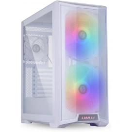 Lian LI Carcasă Lian Li LANCOOL 215, Mid-Tower, E-ATX/ATX/Micro-ATX/Mini-ITX, Mesh Airflow, Tempered Glass, White - IT-Fashion.ro