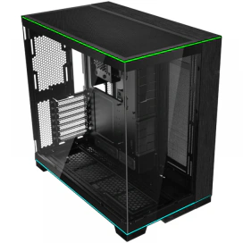 Lian LI Carcasă Lian Li O11D EVO RGB, Mid-Tower, E-ATX/ATX/Micro-ATX/Mini-ITX, Tempered Glass, Black - IT-Fashion.ro