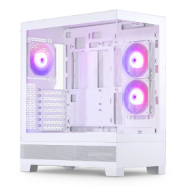 Phanteks Carcasă Phanteks XT Pro Vertical, Mid-Tower, E-ATX/ATX/Micro-ATX/Mini-ITX, Tempered Glass, ARGB Fans, White - IT-Fashion.ro