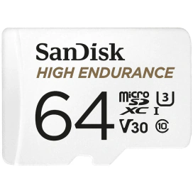 SANDISK Card de memorie SANDISK micro SD, High Endurance Video, 64 GB, Class 10, V30, White - IT-Fashion.ro