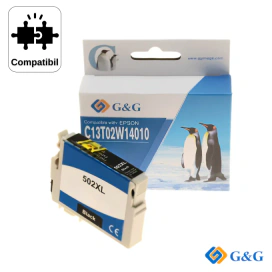G&G Cartuș de cerneală G&G Compatibil Epson C13T02W14010, Black XL - IT-Fashion.ro