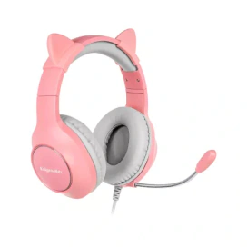 KRUGER & MATZ Căști gaming cu microfon pentru copii KRUGER & MATZ KM0658, Pink - IT-Fashion.ro