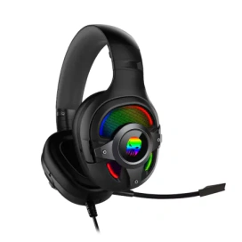 KRUGER & MATZ Căști gaming KRUGER & MATZ Warrior GH-100 PRO RGB Black KM0660 - IT-Fashion.ro