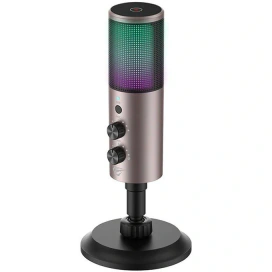 HAVIT Microfon HAVIT GK61 RGB Recording Live, Bronze - IT-Fashion.ro