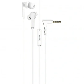 HOCO Casti cu fir HOCO M72, Jack 3.5 mm, White - IT-Fashion.ro