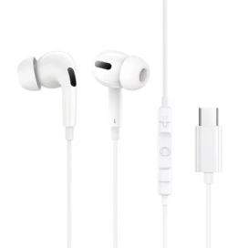 Baseus Casti Handsfree USB-C BASEUS Encok C18, White - IT-Fashion.ro