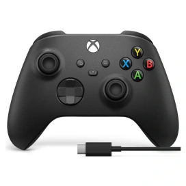 Microsoft Controller Wireless MICROSOFT Xbox Series X/S, Carbon Black + Cablu USB-C (EP2-31141) - IT-Fashion.ro