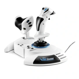 THRUSTMASTER Joystick THRUSTMASTER T-Flight Hotas One MSFS Edition, White (4460295) - IT-Fashion.ro