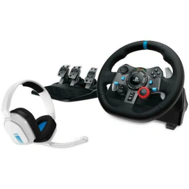 Logitech Volan LOGITECH G29 Driving Force + Astro A10 White Headset Bundle pentru PS4/PS5/PC - IT-Fashion.ro