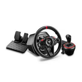 THRUSTMASTER Volan, pedale si schimbator THRUSTMASTER T128 Shifter Pack, Black (4460267) - IT-Fashion.ro