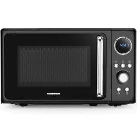 HEINNER Cuptor cu microunde HEINNER HMW-MD20DRBK, 20L, 800W, Control electronic, 5 trepte de putere, Inox/Negru - IT-Fashion.ro