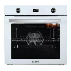 Samus Cuptor incorporabil SAMUS SC626WGD9, 75L, 2800W, 9 funcții, Alb - IT-Fashion.ro