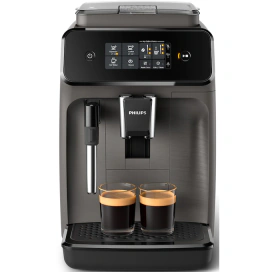 PHILIPS Espressor automat PHILIPS Seria 1200 EP1224/00, 1500 W, 1.8 l, 15 bar, 2 cesti, Gri - IT-Fashion.ro