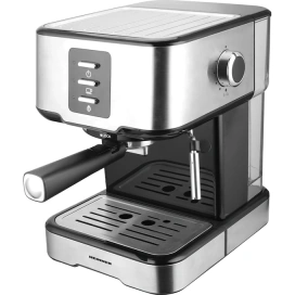 HEINNER Espressor manual Heinner Brassile HEM-850IXBK, 850W, 15bar, rezervor detasabil 1.5L, filtru dublu din inox, Negru/Inox - IT-Fashion.ro