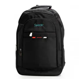 SPACER Rucsac laptop SPACER SPBP-CHICAGO-BK, 17", Negru - IT-Fashion.ro
