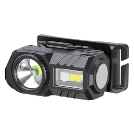 V-TAC Lanterna de cap LED V-TAC SKU-23339, 3W, IP43, USB-C, Negru - IT-Fashion.ro