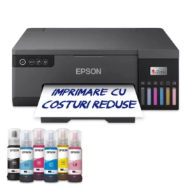 EPSON Imprimanta Epson EcoTank L8050 C11CK37402, InkJet CISS, A4, Wireless, Negru - IT-Fashion.ro