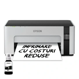 EPSON Imprimanta Epson EcoTank M1120 C11CG96403, A4, Wi-Fi, Alb/Negru - IT-Fashion.ro
