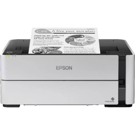 EPSON Imprimanta Epson EcoTank M1180, inkjet, monocrom, A4, Wi-Fi, Bluetooth Duplex, Alb - IT-Fashion.ro