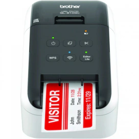 Brother Imprimantă termică pentru etichete BROTHER QL-810W, USB, Wi-Fi, AirPrint, Alb - IT-Fashion.ro
