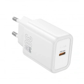 HOCO Incarcator retea HOCO N62, 30W, 1 x USB-C, White - IT-Fashion.ro