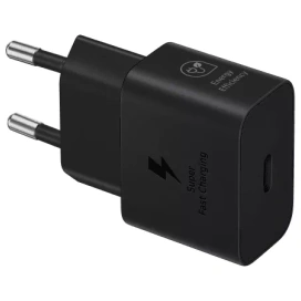SAMSUNG Incarcator retea SAMSUNG EP-T2510NBEGEU, 25 W, 1 x USB-C, Negru - IT-Fashion.ro