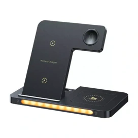 SOCOMEC Incarcator wireless REMAX Minxl Pro RP-W70 3 in 1, 22W, USB Type-C, Negru - IT-Fashion.ro