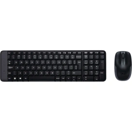 Logitech Kit tastatura + mouse LOGITECH MK220, Wireless, Black - IT-Fashion.ro