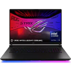ASUS Laptop ASUS ROG Strix SCAR 18 MiniLED (2025) G835LX-SA063, 18" WQXGA, Intel® Core™ Ultra 9 275HX, 64GB RAM, SSD 2TB, nVidia GeForce RTX 5090 24GB, Fara sistem de operare, Off Black - IT-Fashion.ro