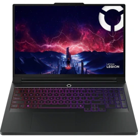 Lenovo Laptop Lenovo Legion Pro 7 16AFR10H 83RU002LRM, AMD Ryzen 9 9955HX3D, 16 inch, RAM 32GB, SSD 1TB, nVidia GeForce RTX 5080 16GB, Fara sistem de operare, Eclipse Black - IT-Fashion.ro