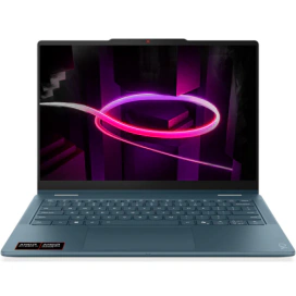 Lenovo Laptop 2-in-1 Lenovo Yoga 7 83TD003DRM, AMD Ryzen AI 7 445, 14 inch Touch, RAM 32GB, SSD 1TB, AMD Radeon 840M Graphics, Windows 11 Pro, Tidal Teal - IT-Fashion.ro
